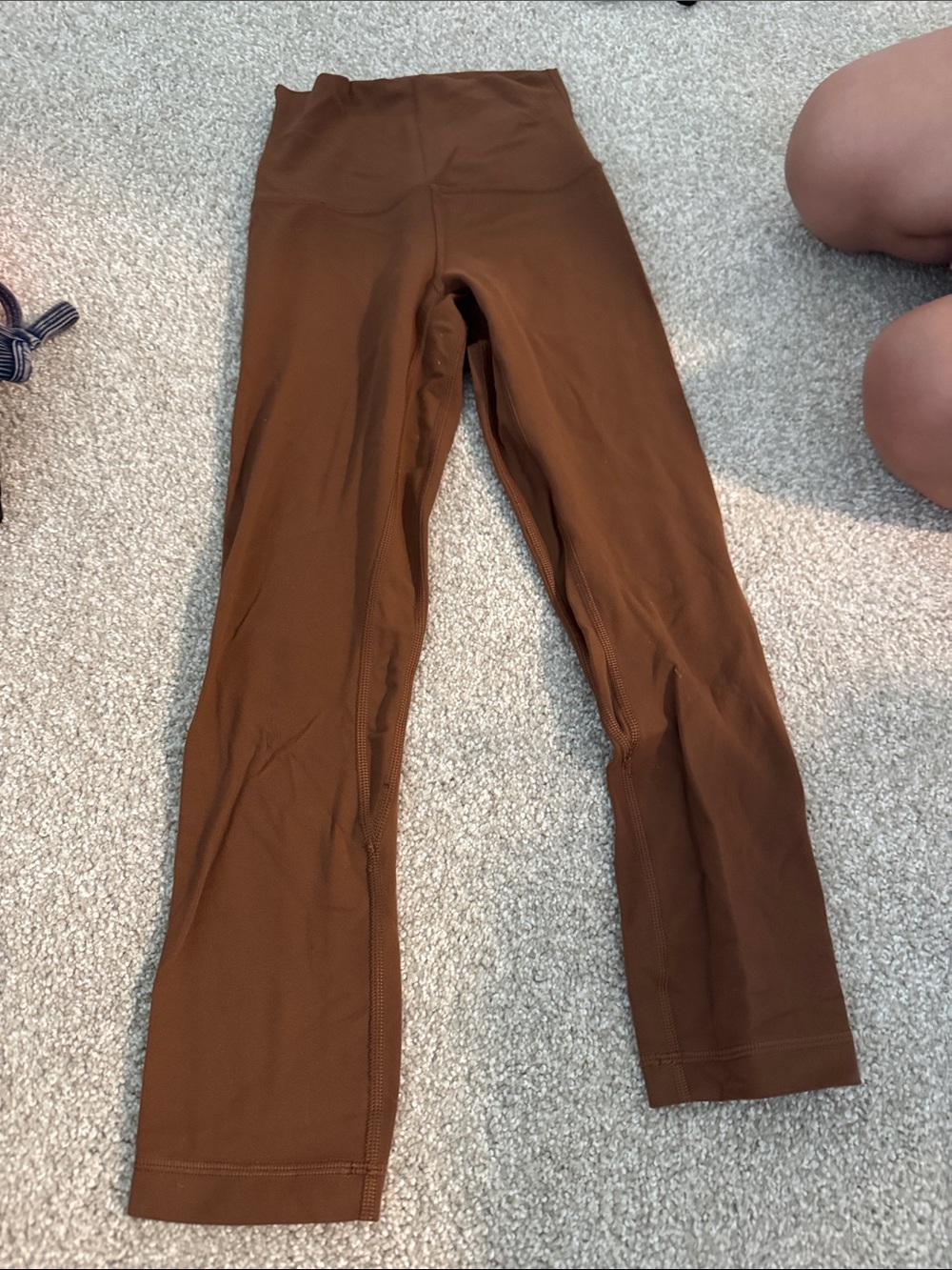 lululemon athletica Chocolate Brown High-Waist Leggings